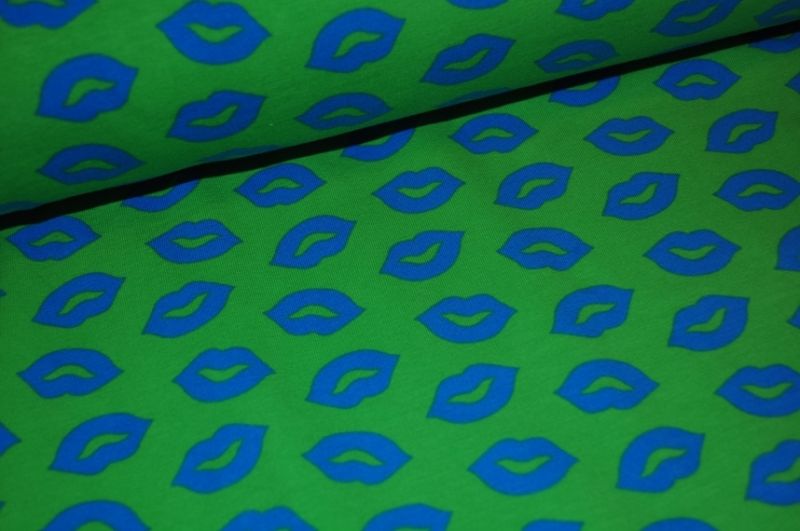 Jersey Kussmund grün