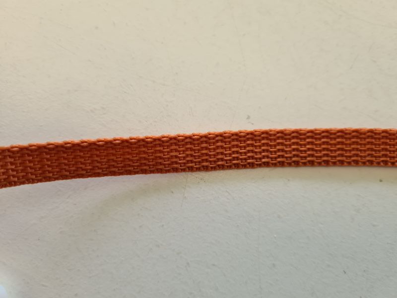 Gurtband 10mm Ocker
