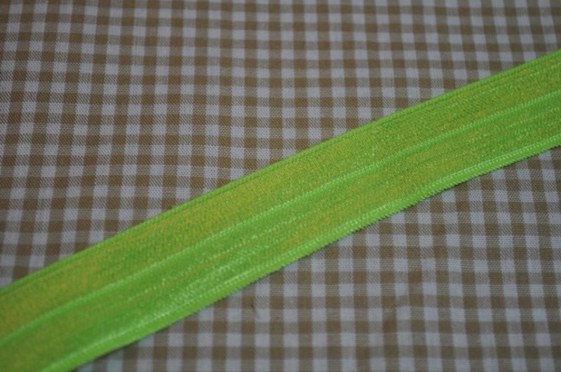 Elastisches Einfassband 15mm neon grün