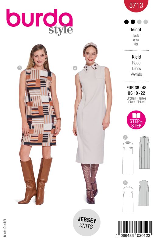 Schnittmuster Kleider Burda 5713