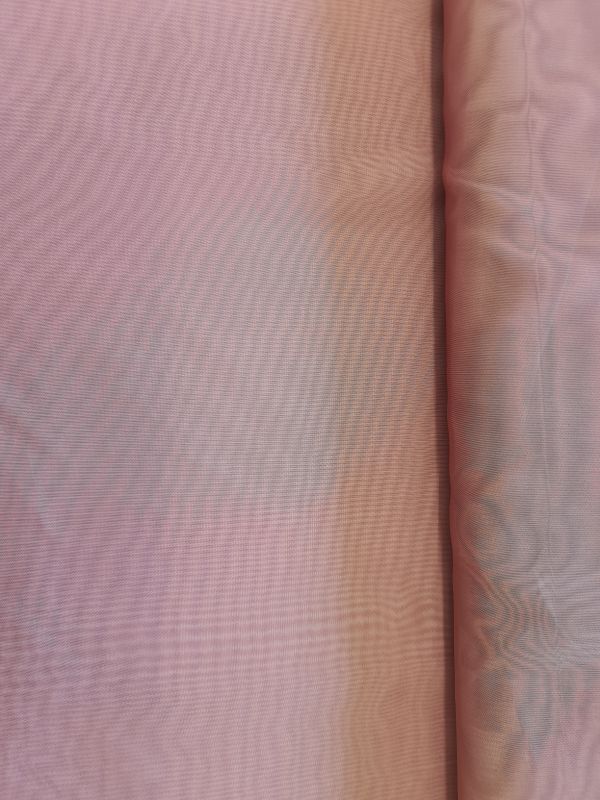 Polyester Voile Uni dunkel altrosa