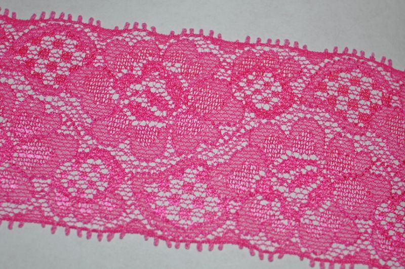 Elastische Spitze 55mm pink