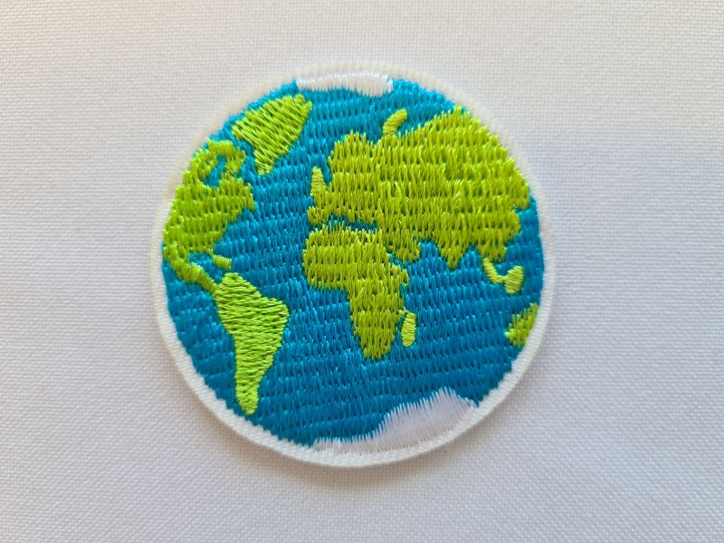 Applikation/Bügelbild Planet Erde