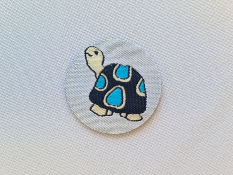 Applikation/Bügelbild Mini Schildkröte
