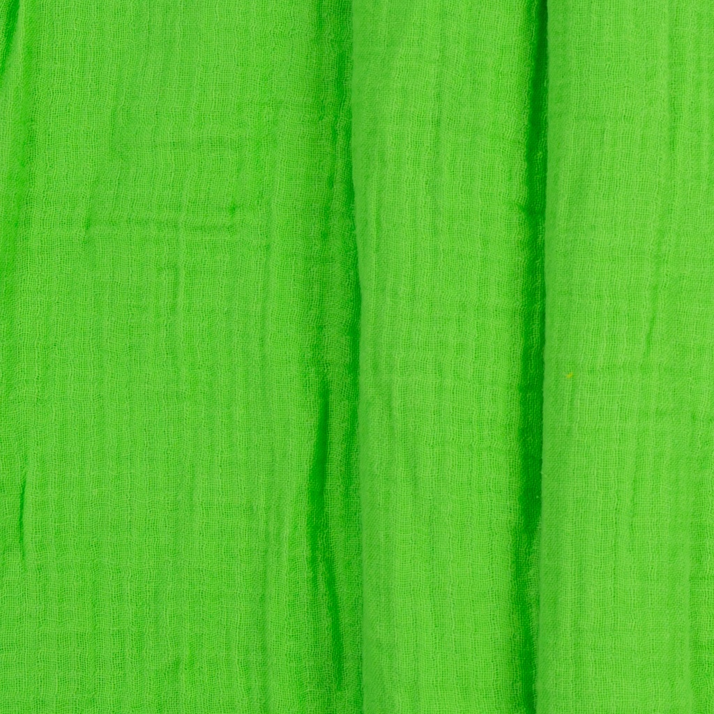 [FAB-00007-B-14-0255] Double Gauze (Musselin) uni lime