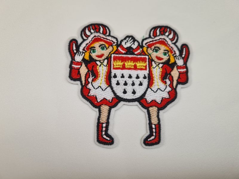Applikation/Bügelbild Karneval Tanzmarichen