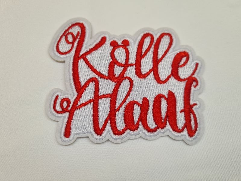 Applikation/Bügelbild Karneval Kölle Alaaf groß