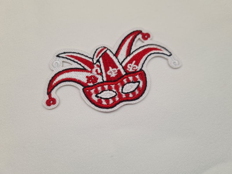 Applikation/Bügelbild Karneval Maske