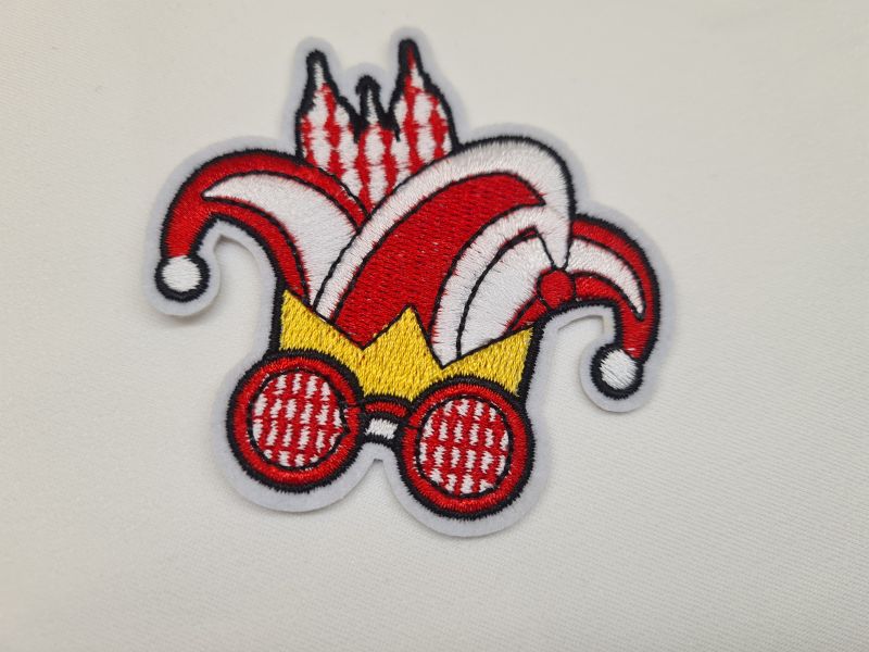 Applikation/Bügelbild Karneval Maske Dom