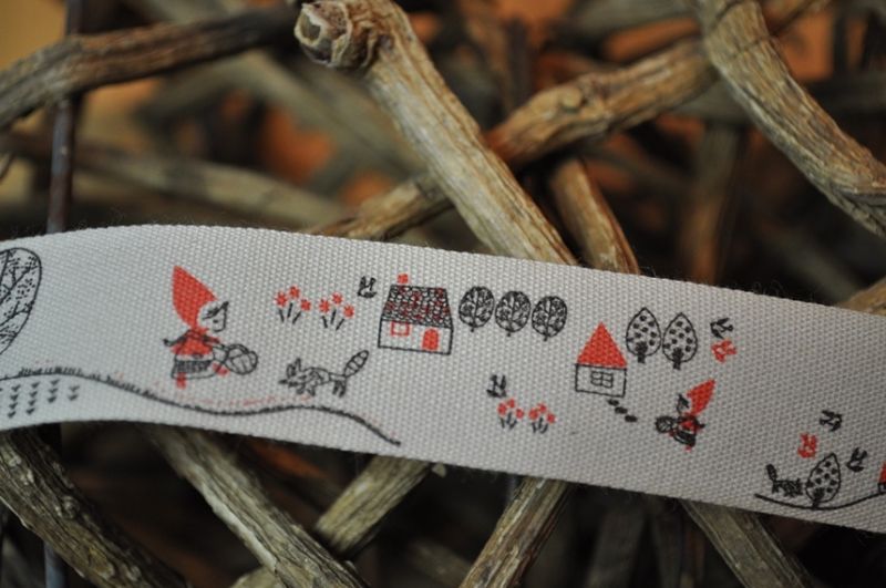 Baumwollband Rotkäppchen