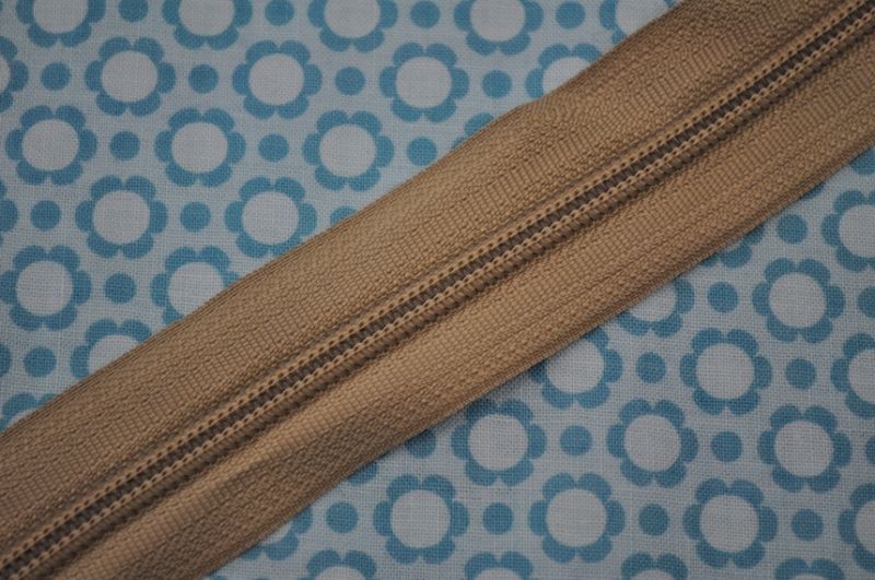 Endlosreißverschluss 5 mm taupe