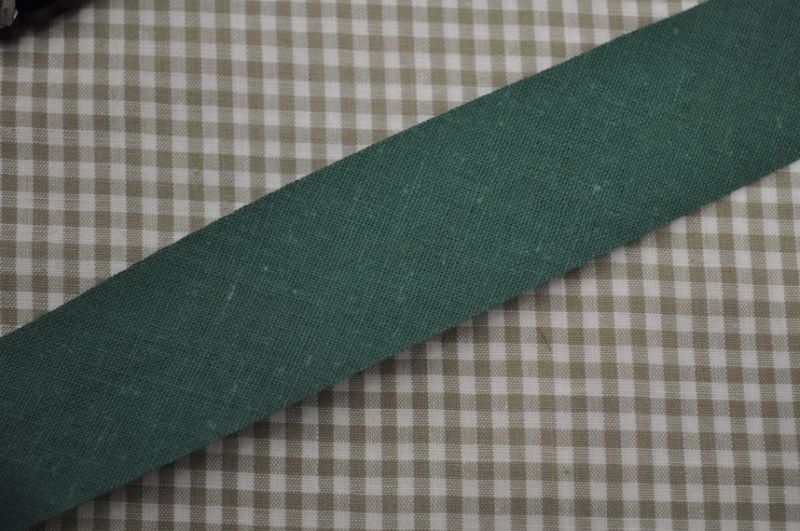 Schrägband gefalzt 30 mm waldgrün