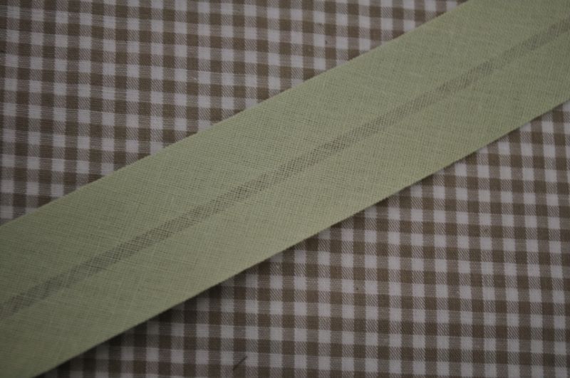 Schrägband gefalzt 30 mm lindgrün