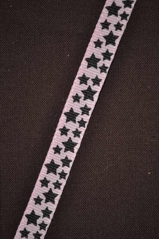 Ripsband Sternenhimmel rosa