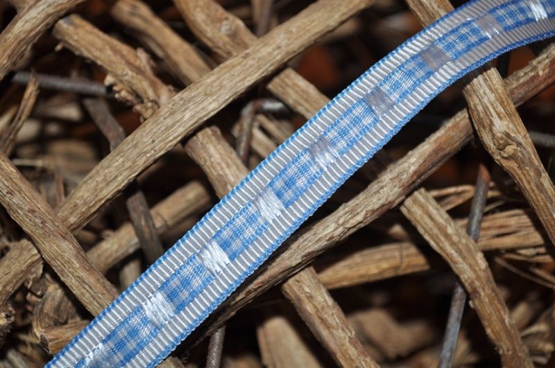 Ripsband zum Rüschen blau