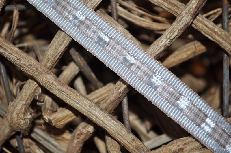 Ripsband zum Rüschen hellbraun