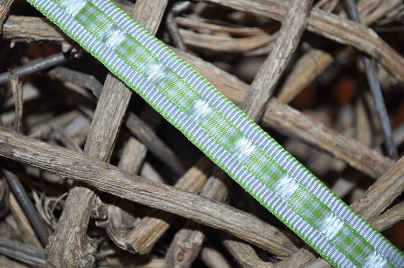 Ripsband zum Rüschen grün