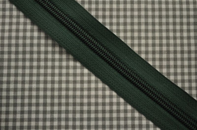 Endlosreißverschluss 5 mm dunkelgrün