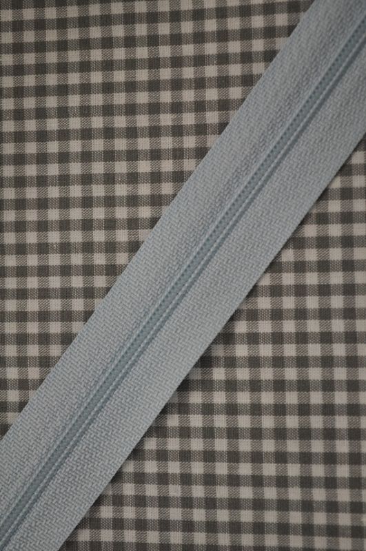 Endlosreißverschluss 3 mm Hellblau