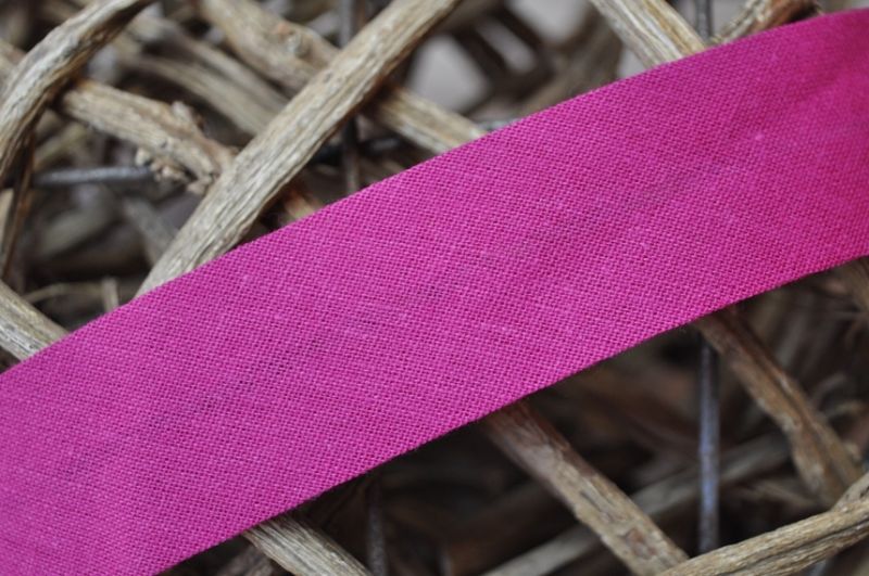 Schrägband gefalzt 30 mm beere