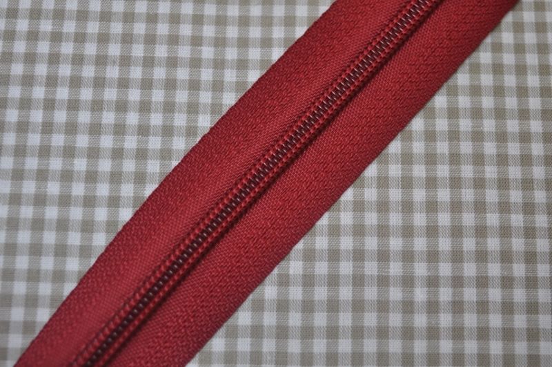 Endlosreißverschluss 5 mm rubinrot