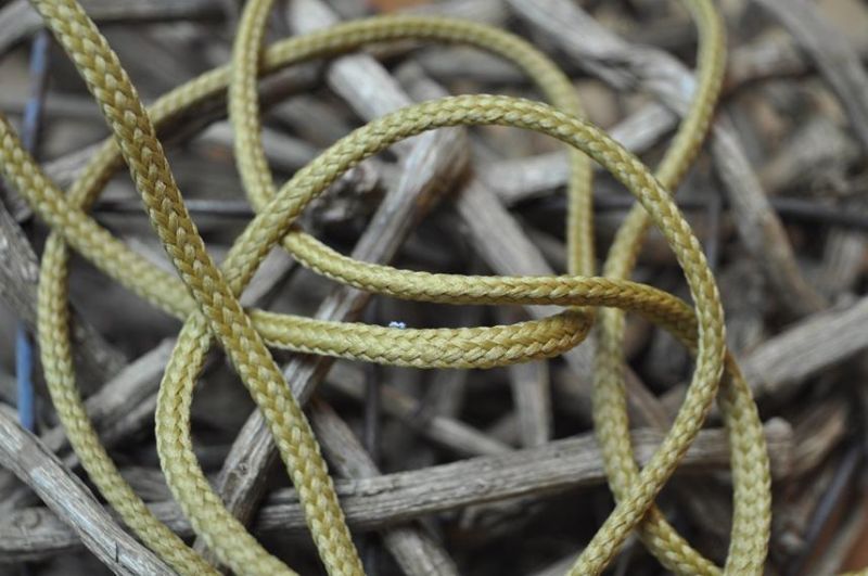 Kordel 4 mm ocker gelb