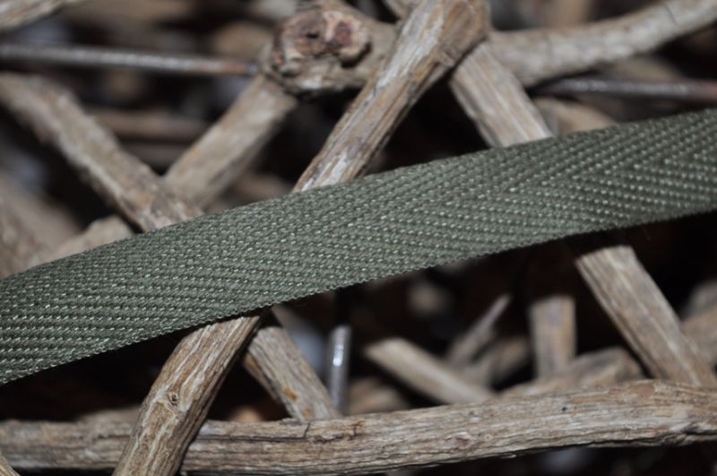 Köperband khaki 10mm