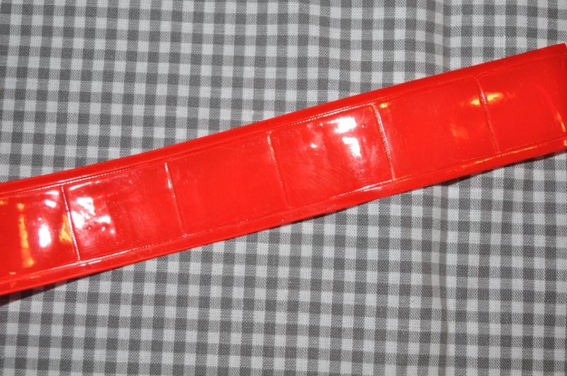 Reflektorband 25mm rot