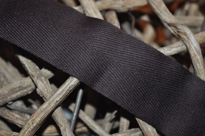 Köperband dunkelbraun 3cm