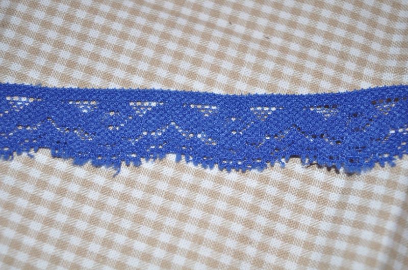 Elastische Spitze 20mm royalblau