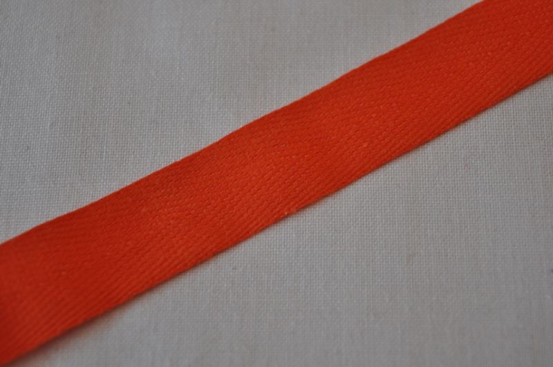 Köperband orange 1,5cm
