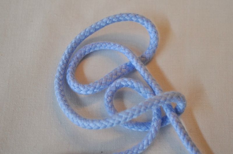 Baumwoll Kordel 6mm Hellblau