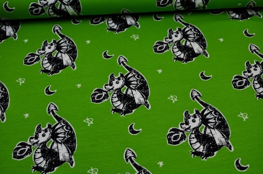 Jersey Kritzel Drachen kiwi