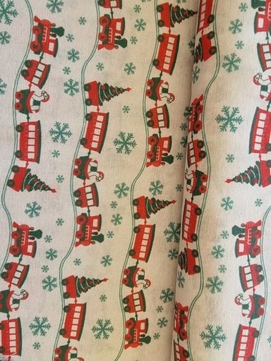 Canvas Weihnachtszug natur