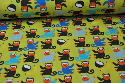 Jersey Affen mit Bananen lime