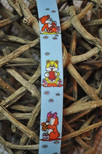 gummiband Bär Hellbau