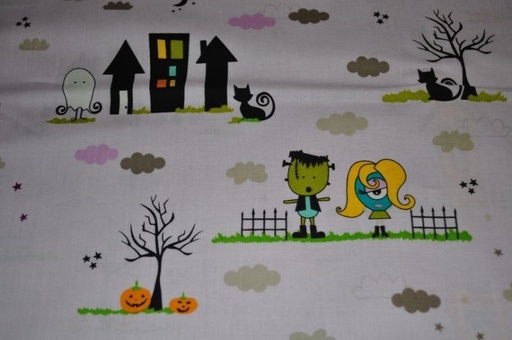 Riley Blake Too cute to spook Dorf flieder