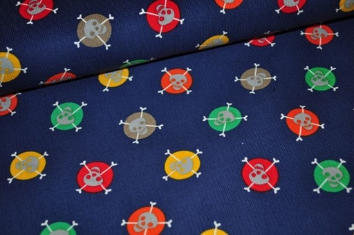 Cord Skulls by poppy dunkelblau