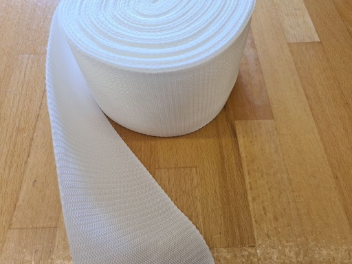 Gurtband 10cm Weiß