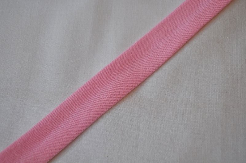 Jersey Schrägband 20mm rosa