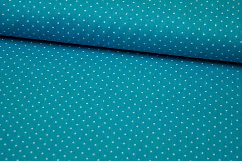 Baumwolle Small Dots by Poppy türkis