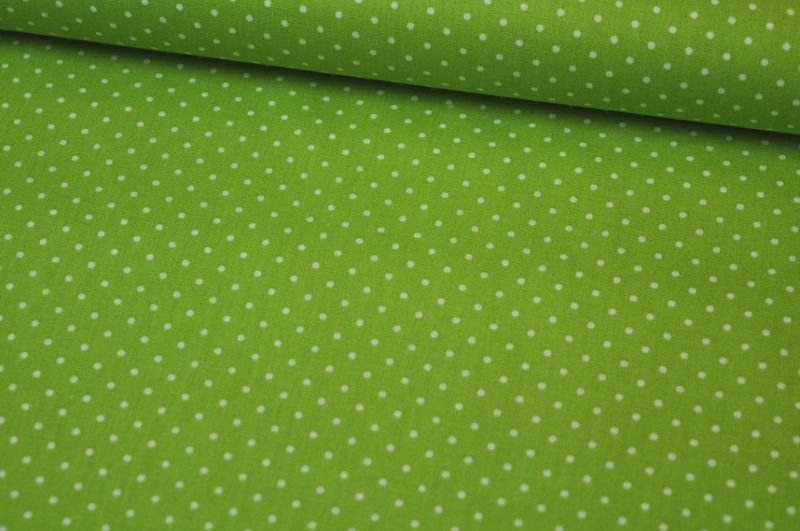 Baumwolle Small Dots by Poppy hellgrün