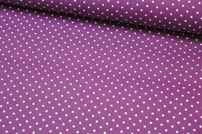Baumwolle Small Dots by Poppy lila