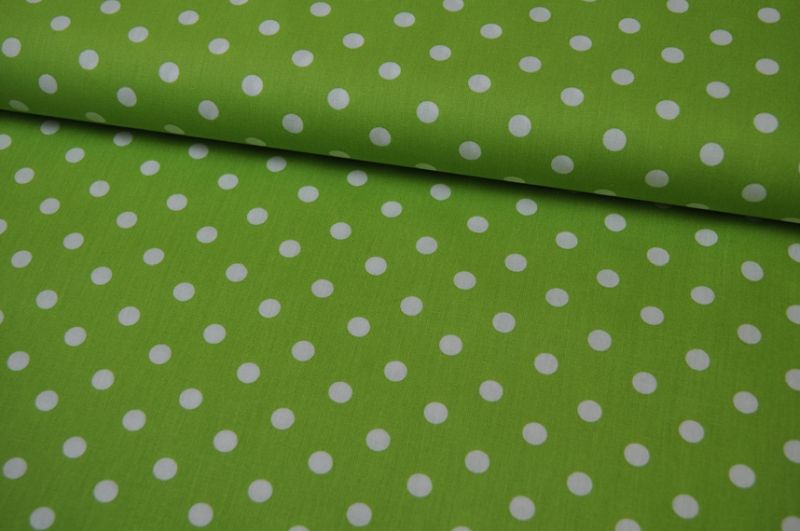 Baumwolle Big Dots by Poppy hellgrün