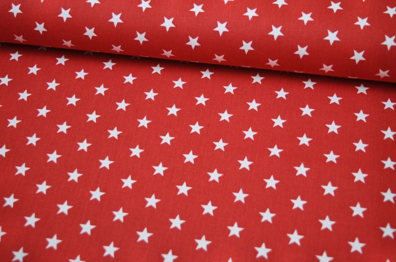 Baumwolle Petit Stars by Poppy rot