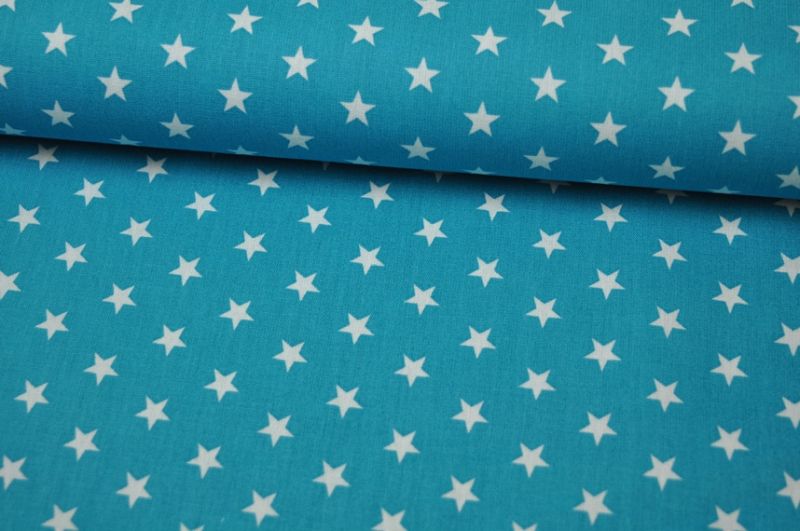 Baumwolle Petit Stars by Poppy türkis