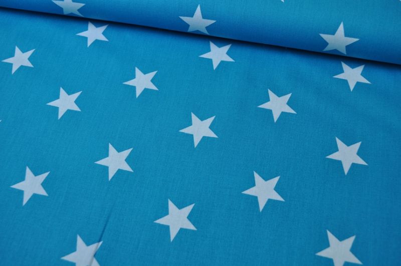 [4954.009] Baumwolle Stars by Poppy türkis