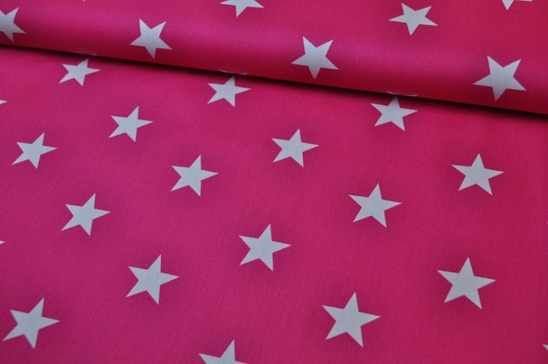 [4954.006] Baumwolle Stars by Poppy pink