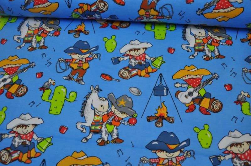 Flanell Cuddle Prints Cowboy by Fabri quilt