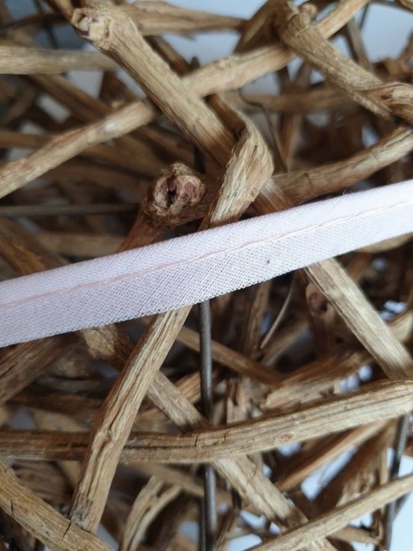 Paspelband baumwolle 12mm hellrosa